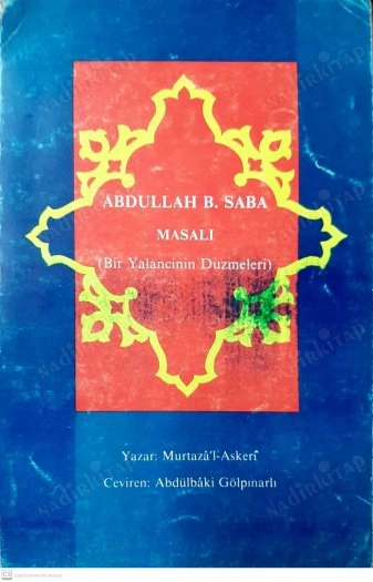 Abdullah b. Saba Masalı kapak görseli